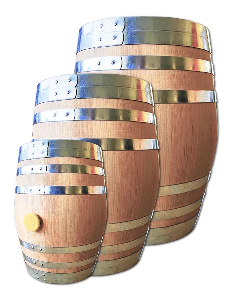 Casknolia®-Destillatfässer aus euopäischer Eiche in den Größen 30 - 130 Liter