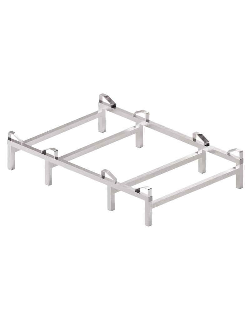 BASE BARREL RACK STAINLESS STEEL FOR 2 X 200 L - 600 L BARRELS