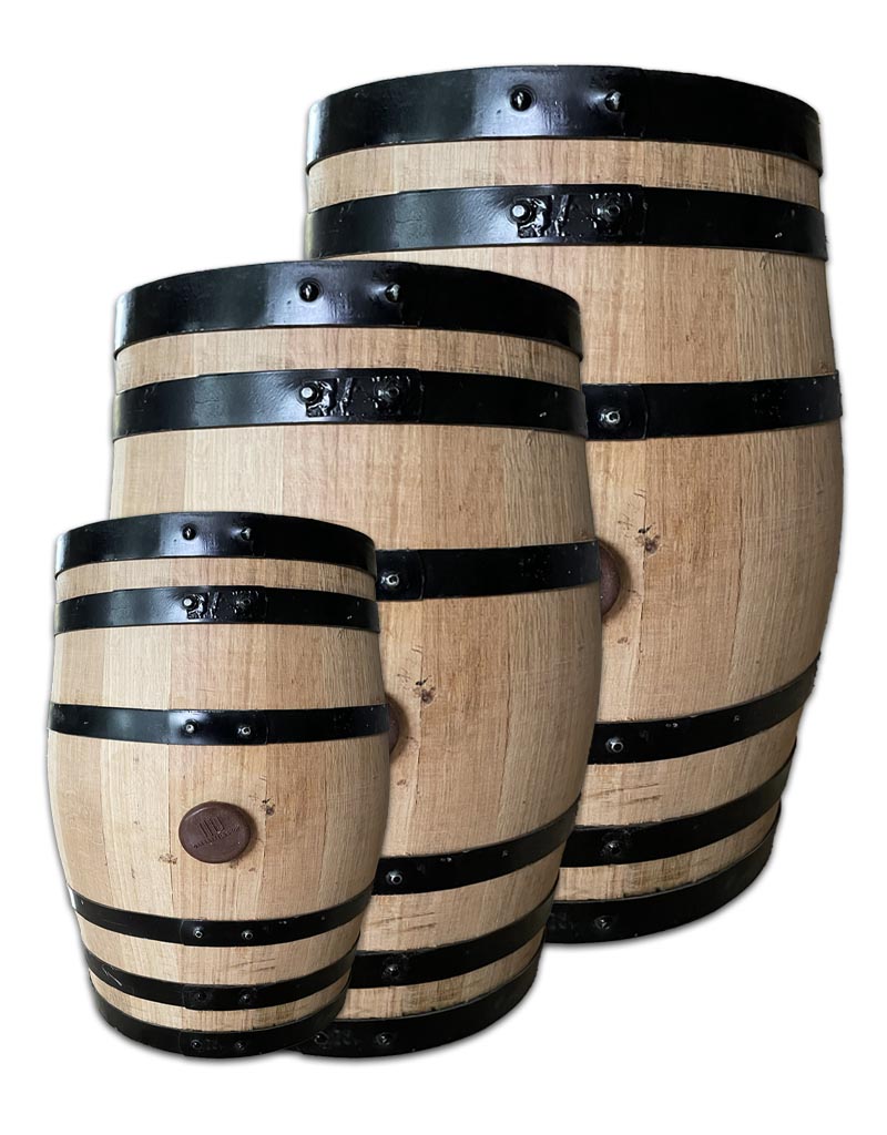 Rückbauten Apricot Brandy Fässer